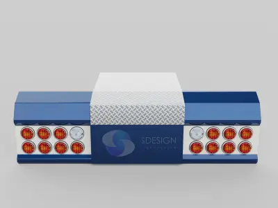 Truck backbumper 3D model