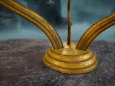 Ancient Artifact 7 Low-poly 3D model