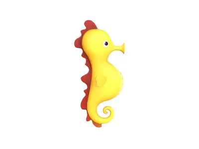 Sea Horse v002 3D model