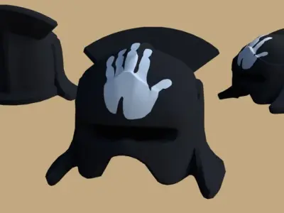 helmet Uruk-hai Free 3D model