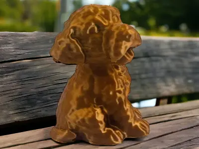 MICRO DOG EPAGNEUL BRETON 30MM Free 3D print model