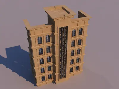 0209 - Building Facade 3D model