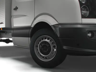 Volkswagen Crafter Single Cab Tipper Toolpod 2016 3D model