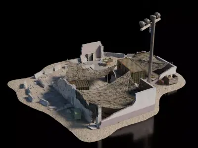 Warzone - Makeshift Storage 3D model