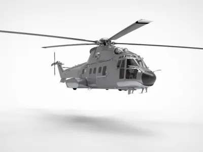 Airbus Helicopters H225 Super Puma 3D model
