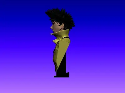 Cowboy Bebop - Spike Spiegel Bust 3D print model