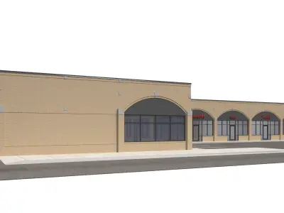 Retail-083 Retail Store 3D model