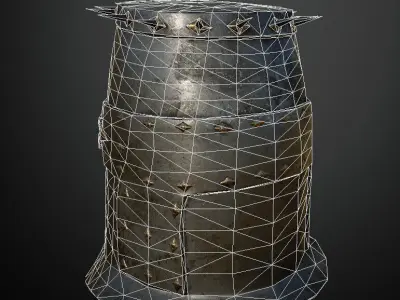 HELMET13 Game Ready Low-poly 3D model