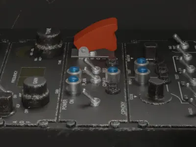 AH-1s MOD Cobra - Attack Helicopter 3D model