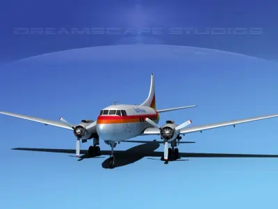 Martin 202 Ocean Airways 3D model