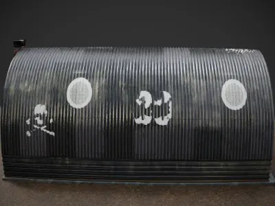 military shelter 3D model