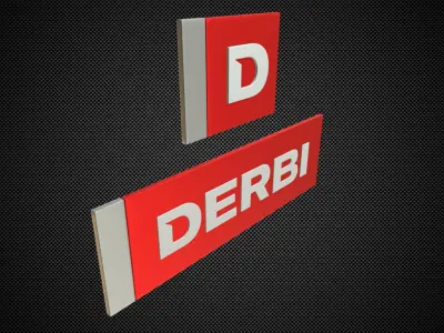 derbi logo 3D model