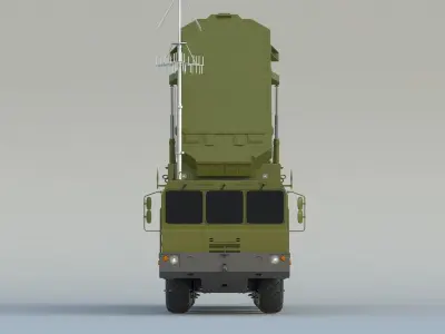 92N6 Grave Stone Radar 3D model