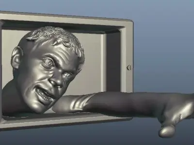Eugene Tooms X-Files monster 3D print model