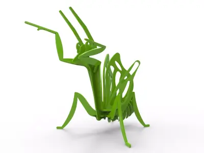 Pray Mantis 3D print model