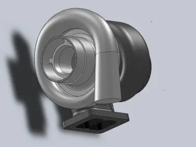 Garret GT45 Free 3D model