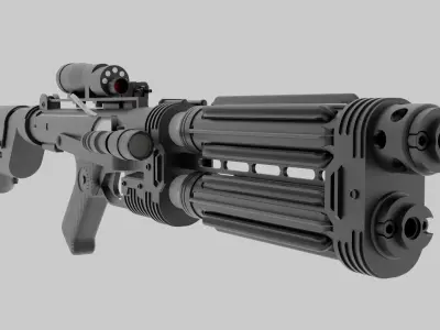 E-22 Blaster Rifle 3D model