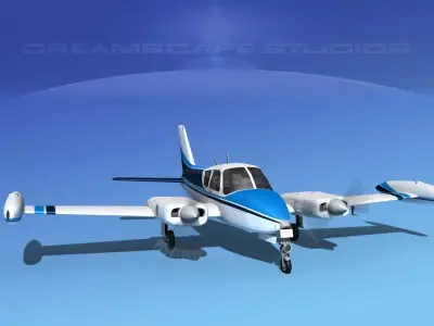 Cessna 310 V12 3D model