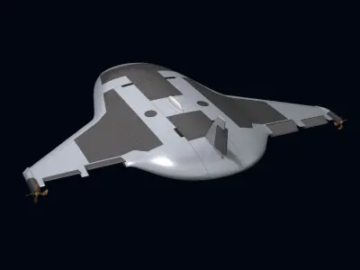 Manta Ray UUV 3D model