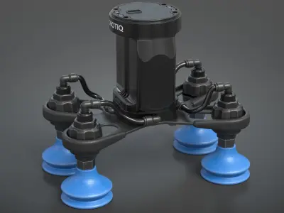 Vacuum Gripers Robotiq 4 Suction Caps 3D model