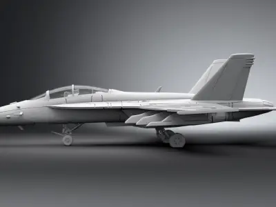 FA 18 Super hornet scale model 3D print model