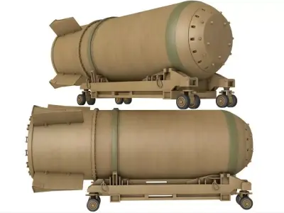 B41 Nuclear Bomb 3D model
