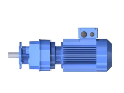 Gearmotor RF27 DT80N2-FL120 3D model