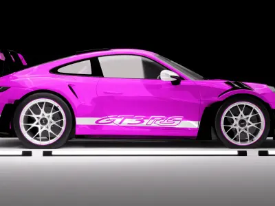 Porsche 911 GT3 RS Free 3D model