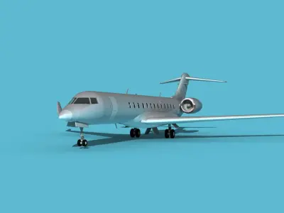 Bombardier Global 7000 V00 3D model