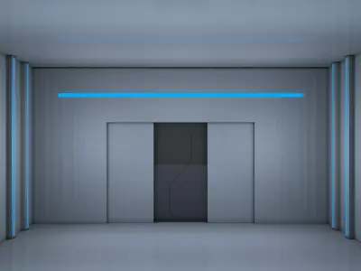  Sci Fi Interior 3D model purchase
