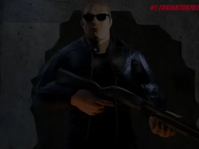  Terminator T-800 Rigged And Animated 3D model