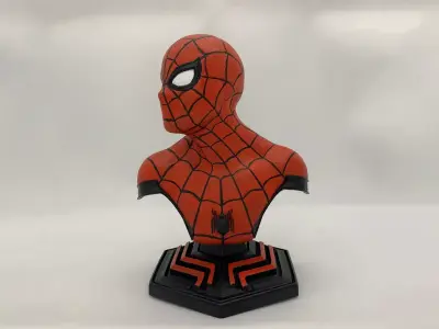 Spiderman Home Coming Bust 3D Model Ready to Print STL 3D print model