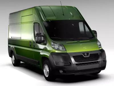 Peugeot Boxer Van L3H3 2006-2014 3D model