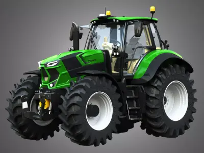 Deutz - Fahr 7 Series - 8280 TTV Tractor 3D model