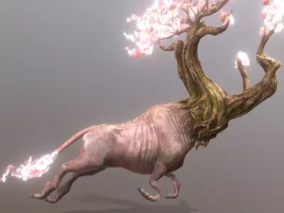 BULLTREE Mythical Creature Multi Action 3D model