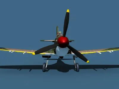 Supermarine Spitfire Mk5C V03 RAF 3D model