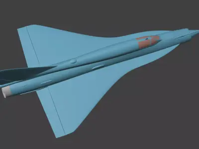 Mig-21 Tu-144 Analog 3D print model