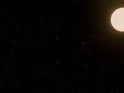 Solaris Prime Starfield Low-poly 3D model