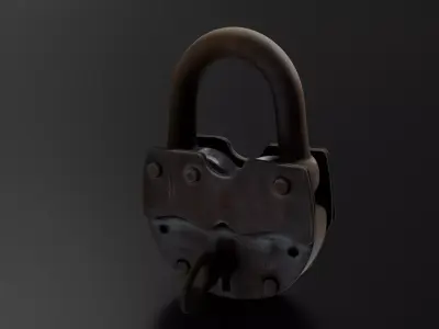 Padlock 2 3D print model