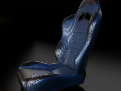 TKs Racing Seat Free 3D model