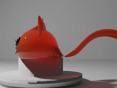slime cat  3D model