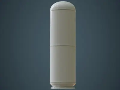 Indoor Gas Storage 1A Low-poly 3D model