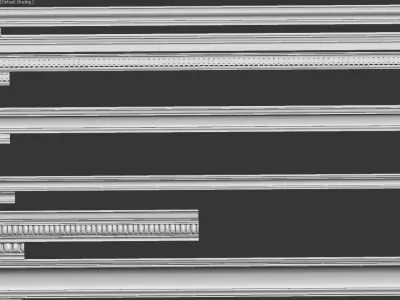 Cornice Collection 200 Item 3D model Free 3D model
