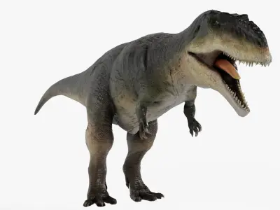 Giganotosarus Low-poly 3D model