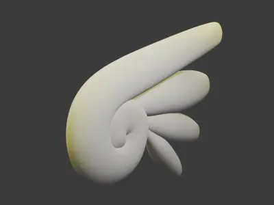 Wing 3D model Free 3D model