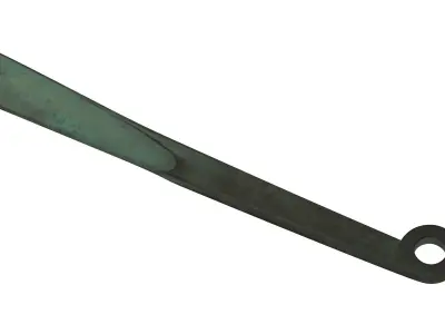 Makhaira bronze knife Low-poly 3D model