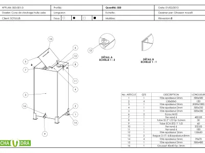 Cuve 250 litre Free 3D model