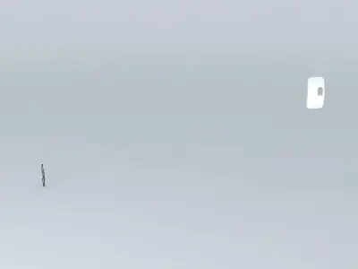 Boeing 747 800 Emrgency Exit Free 3D model