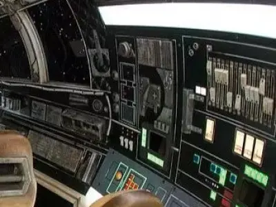 Millennium Falcon Cockpit Potentiometer Slide and Backplate 3D print model