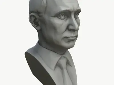 3D Vladimir Putin Bust Ready To Print 3D print model